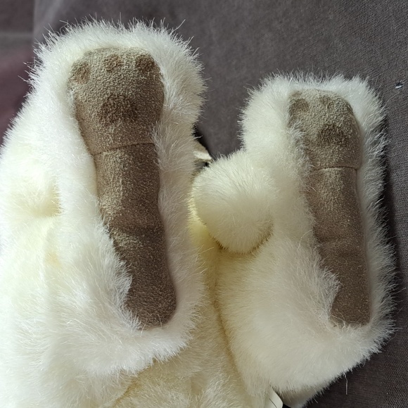 Vintage Gund Collector's Classic White Snowshoe Bunny Rabbit Plush VG- 11" 1986 - Picture 7 of 14